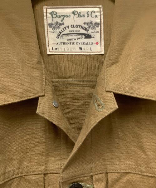 BURGUS PLUS（バーガスプラス）BURGUS PLUS (バーガスプラス) ダックジャケット アイボリー サイズ:40の古着・服飾アイテム
