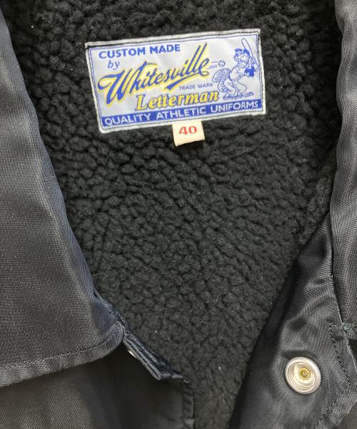whitesville（ホワイツビル）WHITESVILLE (ホワイツビル) コーチジャケット ブラック サイズ:40の古着・服飾アイテム
