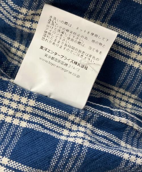 UNION SUPPLY（ユニオンサプライ）UNION SUPPLY (ユニオンサプライ) Sun Surf (サンサーフ) 長袖シャツ ブルー サイズ:17 1/2の古着・服飾アイテム