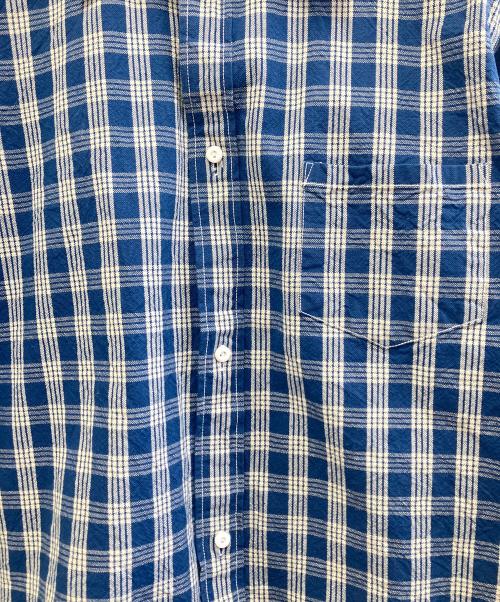 UNION SUPPLY（ユニオンサプライ）UNION SUPPLY (ユニオンサプライ) Sun Surf (サンサーフ) 長袖シャツ ブルー サイズ:17 1/2の古着・服飾アイテム