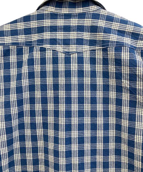 UNION SUPPLY（ユニオンサプライ）UNION SUPPLY (ユニオンサプライ) Sun Surf (サンサーフ) 長袖シャツ ブルー サイズ:17 1/2の古着・服飾アイテム