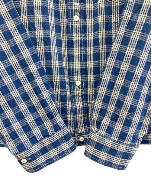 UNION SUPPLY（ユニオンサプライ）UNION SUPPLY (ユニオンサプライ) Sun Surf (サンサーフ) 長袖シャツ ブルー サイズ:17 1/2の古着・服飾アイテム