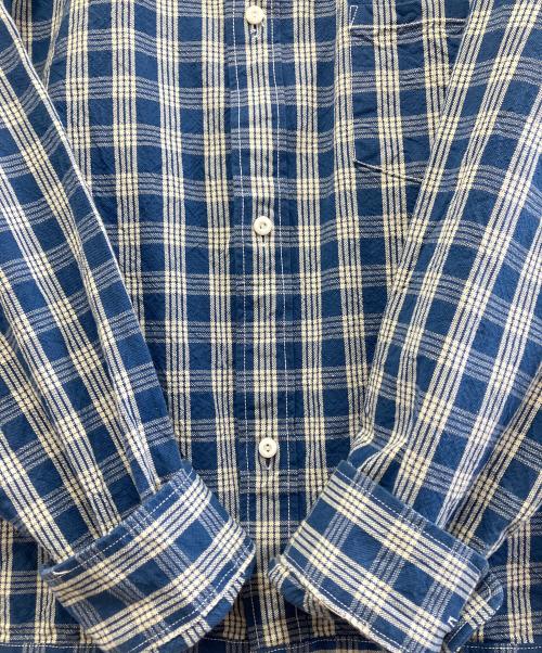 UNION SUPPLY（ユニオンサプライ）UNION SUPPLY (ユニオンサプライ) Sun Surf (サンサーフ) 長袖シャツ ブルー サイズ:17 1/2の古着・服飾アイテム