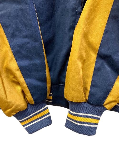 whitesville（ホワイツビル）whitesville (ホワイツビル) スタジャン ネイビー×イエロー サイズ:40の古着・服飾アイテム