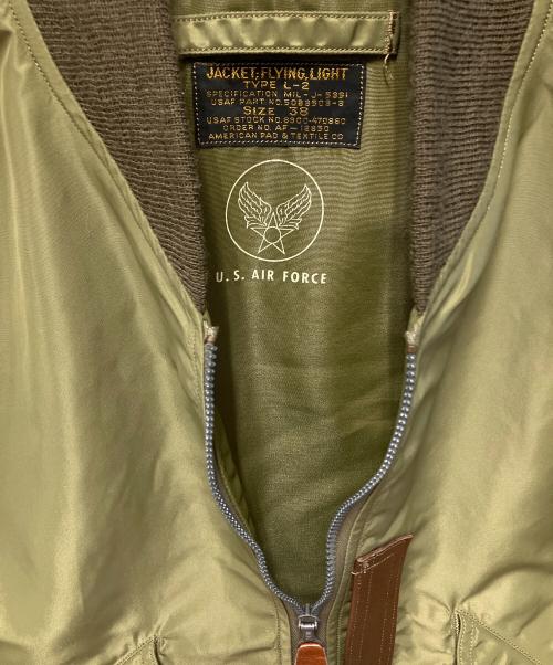 BUZZ RICKSON'S（バズリクソンズ）Buzz Rickson's (バズリクソンズ) L-2 フライトジャケット グリーン サイズ:38の古着・服飾アイテム