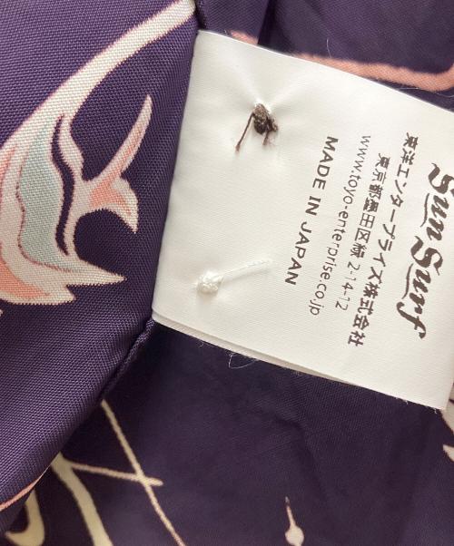 Sun Surf（サンサーフ）Sun Surf (サンサーフ) 半袖シャツ パープル サイズ:Lの古着・服飾アイテム