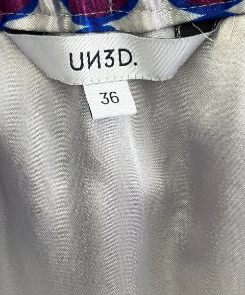 UN3D.（アンスリード）UN3D. (アンスリード) プリーツスカート パープル サイズ:36の古着・服飾アイテム