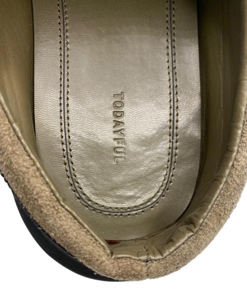 TODAYFUL（トゥデイフル）TODAYFUL (トゥデイフル) VIBRAM SOLE (ビブラムソール) スリッポン ブラウン サイズ:不明の古着・服飾アイテム