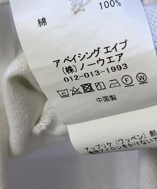 A BATHING APE（アベイシングエイプ）A BATHING APE (アベイシングエイプ) ポロシャツ ホワイト サイズ:XLの古着・服飾アイテム