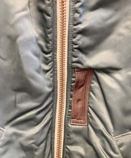 C.A.B.CLOTHING（キャブクロージング）C.A.B.CLOTHING (キャブクロージング) MA-1ジャケット カーキ サイズ:Sの古着・服飾アイテム