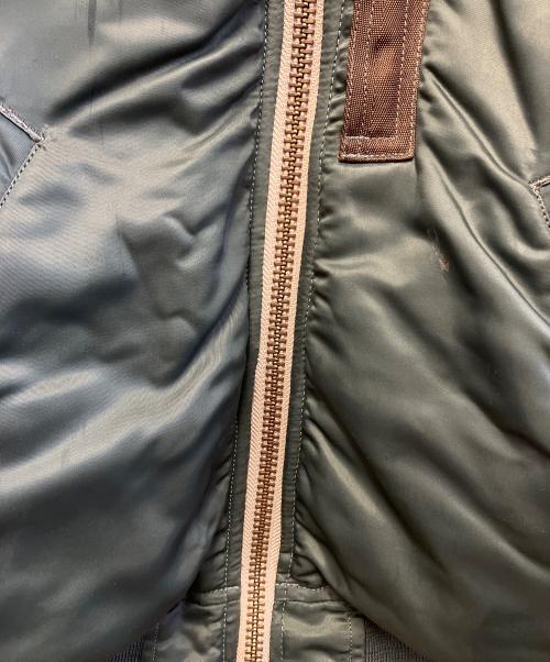 C.A.B.CLOTHING（キャブクロージング）C.A.B.CLOTHING (キャブクロージング) MA-1ジャケット カーキ サイズ:Sの古着・服飾アイテム