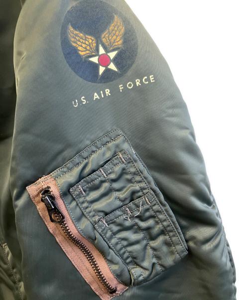 C.A.B.CLOTHING（キャブクロージング）C.A.B.CLOTHING (キャブクロージング) MA-1ジャケット カーキ サイズ:Sの古着・服飾アイテム