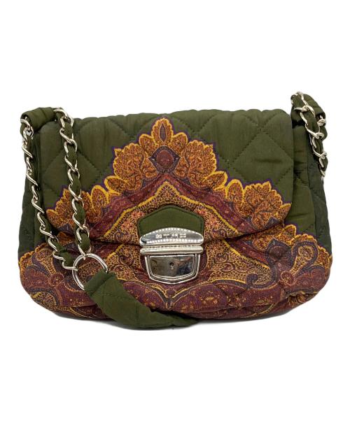 ETRO（エトロ）ETRO (エトロ) ショルダーバッグ カーキの古着・服飾アイテム