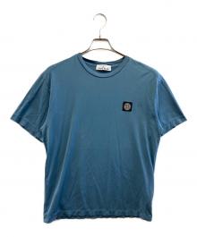 STONE ISLAND（ストーンアイランド）の古着「半袖カットソー」｜スカイブルー