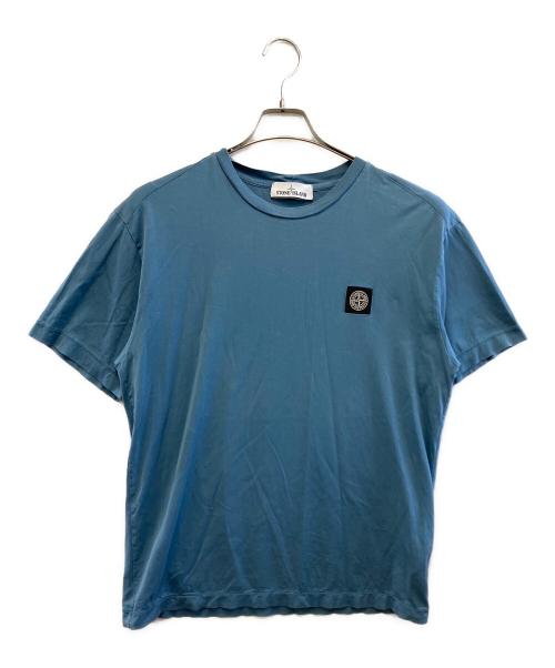STONE ISLAND（ストーンアイランド）STONE ISLAND (ストーンアイランド) 半袖カットソー スカイブルー サイズ:Lの古着・服飾アイテム