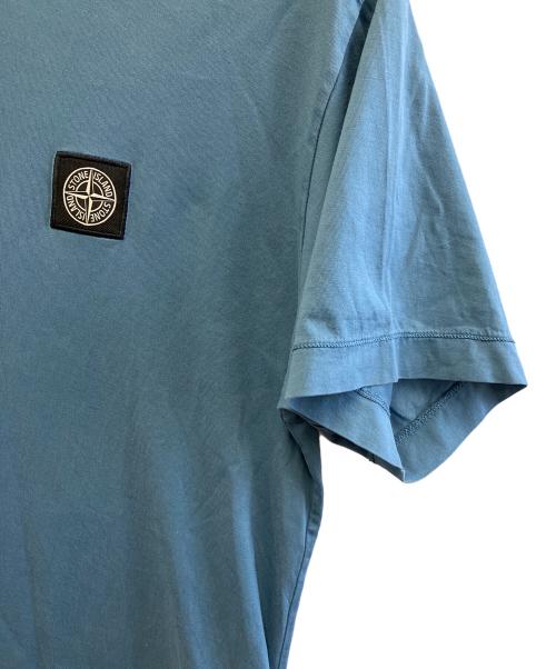 STONE ISLAND（ストーンアイランド）STONE ISLAND (ストーンアイランド) 半袖カットソー スカイブルー サイズ:Lの古着・服飾アイテム