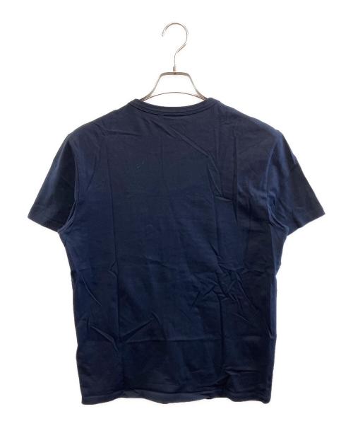 MONCLER（モンクレール）MONCLER (モンクレール) 半袖カットソー ネイビー×レッド サイズ:Mの古着・服飾アイテム