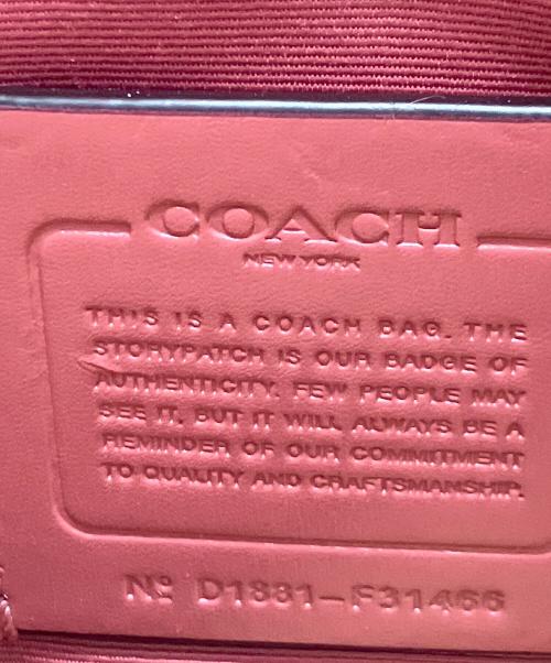 COACH（コーチ）COACH (コーチ) 2WAYショルダーバッグ ピンクの古着・服飾アイテム