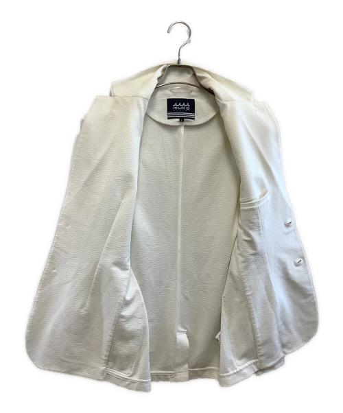 muta MARINE（ムータマリン）muta MARINE (ムータマリン) サッカートリコット ジャケット アイボリー サイズ:6の古着・服飾アイテム