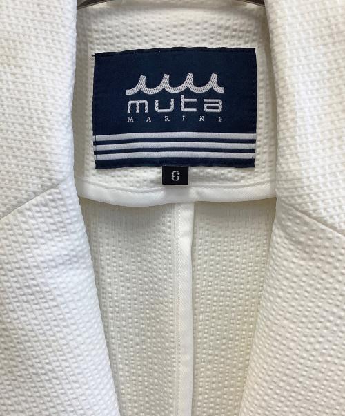 muta MARINE（ムータマリン）muta MARINE (ムータマリン) サッカートリコット ジャケット アイボリー サイズ:6の古着・服飾アイテム