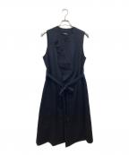tricot COMME des GARCONSトリココムデギャルソン）の古着「ノースリーブ・キャミソールワンピース」｜ネイビー