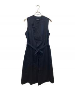 新品タグ付きMONCLER ABITO TG 12A ネイビー半袖ワンピース 中古・古着通販】MONCLER (モンクレール) ABITO TRICOT ネイビー