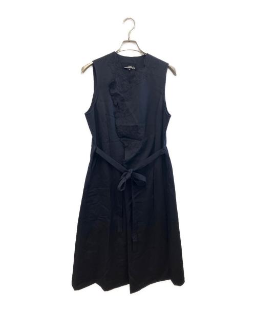 tricot COMME des GARCONS（トリココムデギャルソン）tricot COMME des GARCONS (トリココムデギャルソン) ノースリーブ・キャミソールワンピース ネイビー サイズ:Mの古着・服飾アイテム