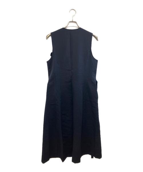 tricot COMME des GARCONS（トリココムデギャルソン）tricot COMME des GARCONS (トリココムデギャルソン) ノースリーブ・キャミソールワンピース ネイビー サイズ:Mの古着・服飾アイテム