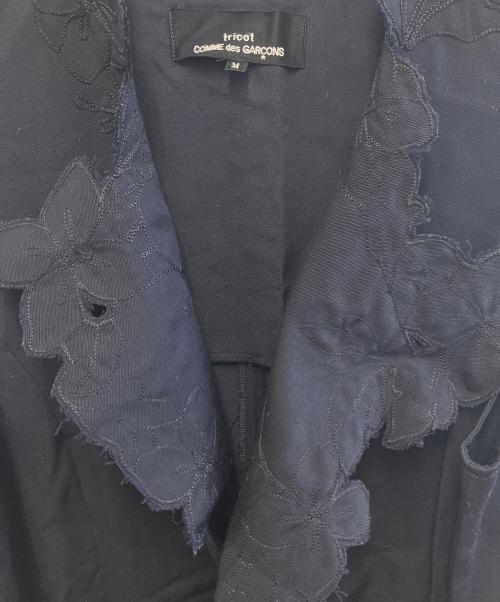 tricot COMME des GARCONS（トリココムデギャルソン）tricot COMME des GARCONS (トリココムデギャルソン) ノースリーブ・キャミソールワンピース ネイビー サイズ:Mの古着・服飾アイテム