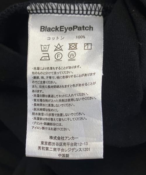 BlackEyePatch（ブラックアイパッチ）BlackEyePatch (ブラックアイパッチ) 半袖カットソー ブラック サイズ:XLの古着・服飾アイテム
