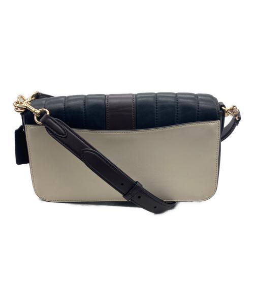 COACH（コーチ）COACH (コーチ) 2WAYバッグ ブラック×ベージュの古着・服飾アイテム