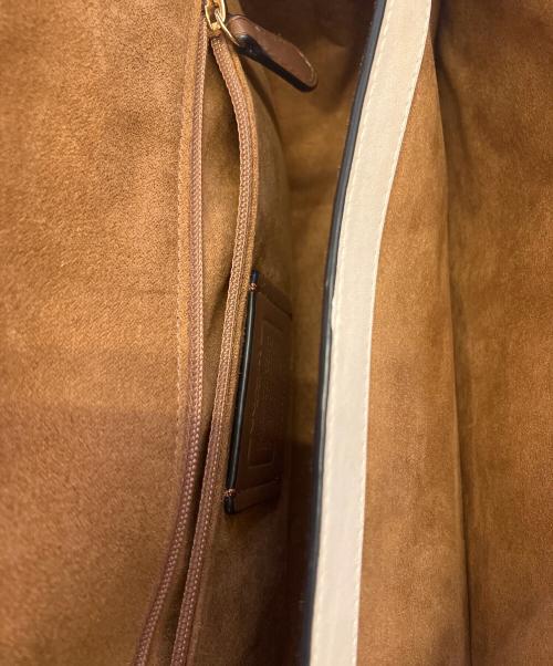 COACH（コーチ）COACH (コーチ) 2WAYバッグ ブラック×ベージュの古着・服飾アイテム