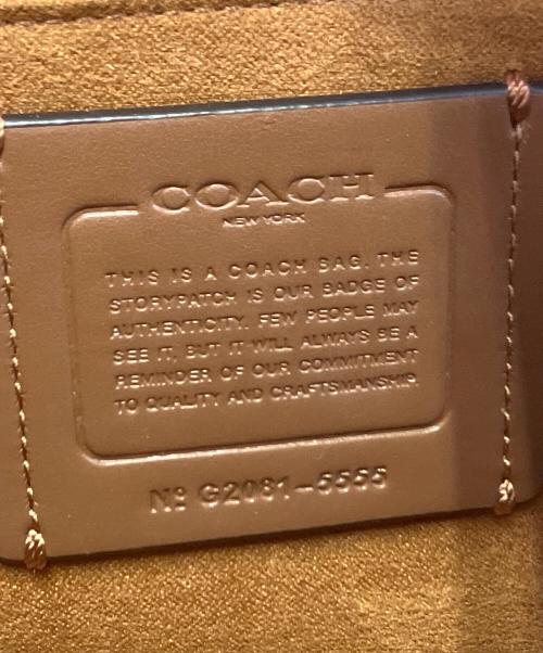 COACH（コーチ）COACH (コーチ) 2WAYバッグ ブラック×ベージュの古着・服飾アイテム