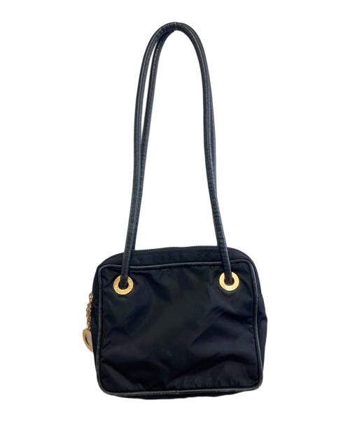 CELINE（セリーヌ）CELINE (セリーヌ) サークルロゴトートバッグ ブラックの古着・服飾アイテム