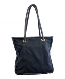CELINE（セリーヌ）の古着「サークルロゴトートバッグ」｜ブラック