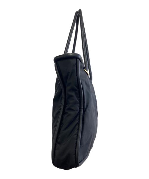 CELINE（セリーヌ）CELINE (セリーヌ) サークルロゴトートバッグ ブラックの古着・服飾アイテム