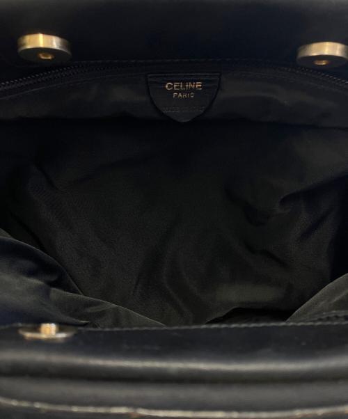 CELINE（セリーヌ）CELINE (セリーヌ) サークルロゴトートバッグ ブラックの古着・服飾アイテム