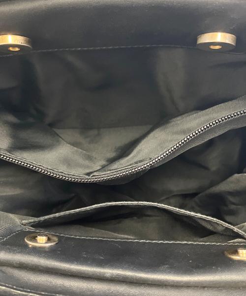 CELINE（セリーヌ）CELINE (セリーヌ) サークルロゴトートバッグ ブラックの古着・服飾アイテム