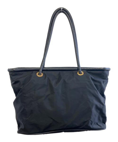 CELINE（セリーヌ）CELINE (セリーヌ) サークルロゴトートバッグ ブラックの古着・服飾アイテム