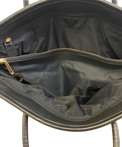 CELINE（セリーヌ）CELINE (セリーヌ) サークルロゴトートバッグ ブラックの古着・服飾アイテム