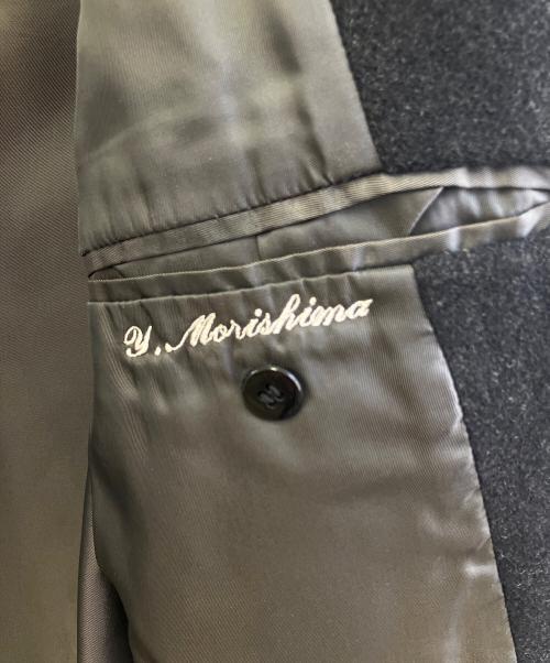 BURBERRY LONDON（バーバリーロンドン）BURBERRY LONDON (バーバリーロンドン) スタンドカラーウールコート ブラック サイズ:Lの古着・服飾アイテム