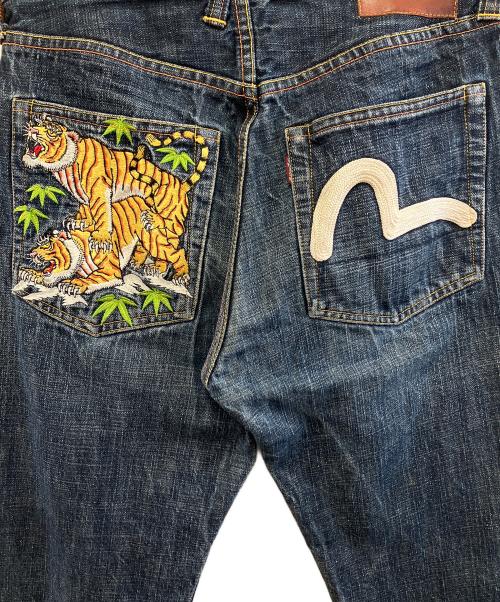EVISU（エヴィス）EVISU (エヴィス) デニムパンツ インディゴ サイズ:30×35の古着・服飾アイテム