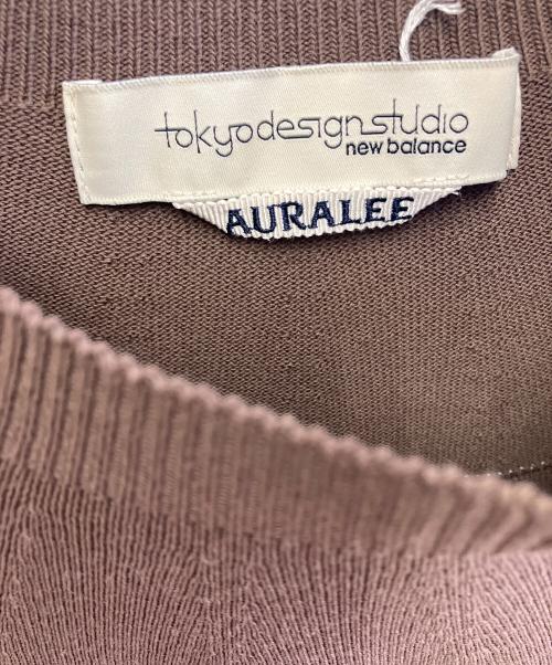 AURALEE（オーラリー）AURALEE (オーラリー) NEW BALANCE (ニューバランス) 薄手ニット ブラウン サイズ:Sの古着・服飾アイテム