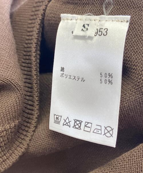 AURALEE（オーラリー）AURALEE (オーラリー) NEW BALANCE (ニューバランス) 薄手ニット ブラウン サイズ:Sの古着・服飾アイテム