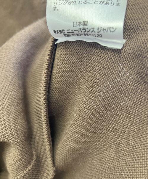 AURALEE（オーラリー）AURALEE (オーラリー) NEW BALANCE (ニューバランス) 薄手ニット ブラウン サイズ:Sの古着・服飾アイテム