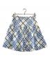 BURBERRY BLUE LABEL (バーバリー ブルー レーベル) スカート ブルー×ホワイト サイズ:38：3000円