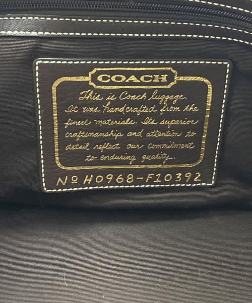 COACH（コーチ）COACH (コーチ) 2WAYボストンバッグ ベージュ×ブラウンの古着・服飾アイテム