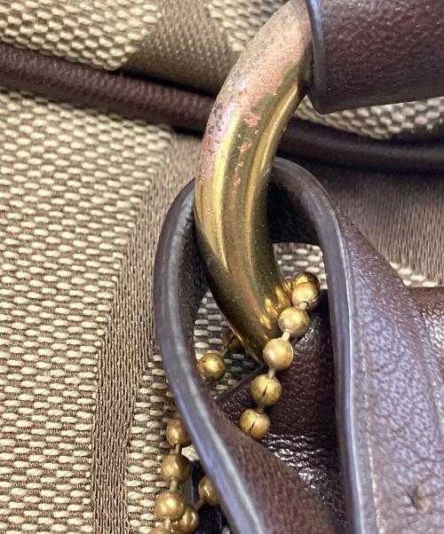 COACH（コーチ）COACH (コーチ) 2WAYボストンバッグ ベージュ×ブラウンの古着・服飾アイテム