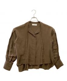 Acuta（アクータ）の古着「長袖ブラウス」｜ブラウン