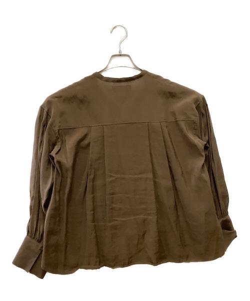 Acuta（アクータ）Acuta (アクータ) 長袖ブラウス ブラウン サイズ:Fの古着・服飾アイテム